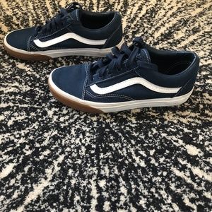 Navy Vans Gum Bumper Old Skool US W 7.5